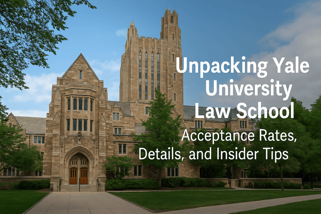 Unpacking Yale University Law School: Acceptance Rates, Details, and Insider Tips